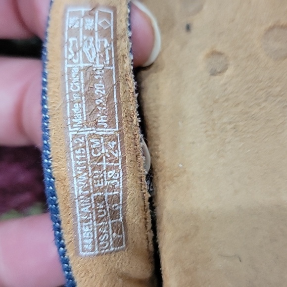 Vionic arch support flip flops sandals Denim blue size 7 - Picture 6 of 6